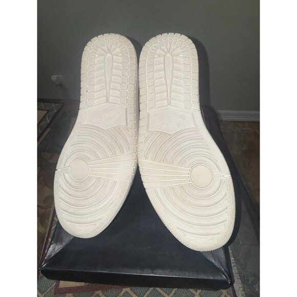 NIKE AIR JORDAN 1 RETRO HIGH JETER RE2PECT Navy Shoes 8.5 715854 402 Yankees - Picture 11 of 16